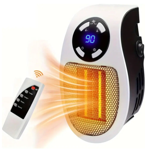 1PC 500W Portable Heater Electric Heater with Adjustable Thermostat Timer and Led Display Home Electric Heater Household Appliances
﻿