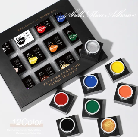 1PC Gel Nail Polish Colorful Painting Gel Nail Polish Set Nail Art Vernis Semi Permanent Glitter Polish UV Nail Gel Manicure Kit