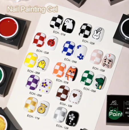1PC Gel Nail Polish Colorful Painting Gel Nail Polish Set Nail Art Vernis Semi Permanent Glitter Polish UV Nail Gel Manicure Kit