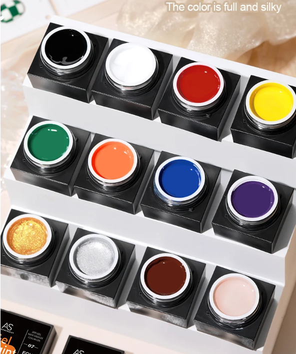 1PC Gel Nail Polish Colorful Painting Gel Nail Polish Set Nail Art Vernis Semi Permanent Glitter Polish UV Nail Gel Manicure Kit