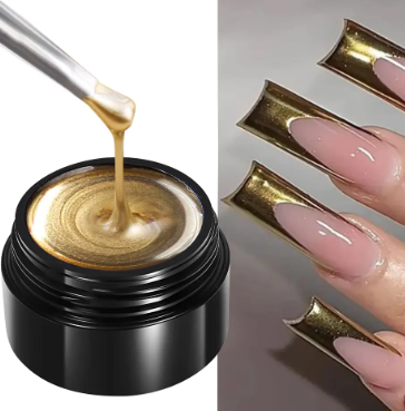 3PCS Metallic Painting Gel Chrome Gold Silver Rose Gold Mirror Effect Gel Nail Polish Super Bright Drawing Line Nail Art Varnish
﻿