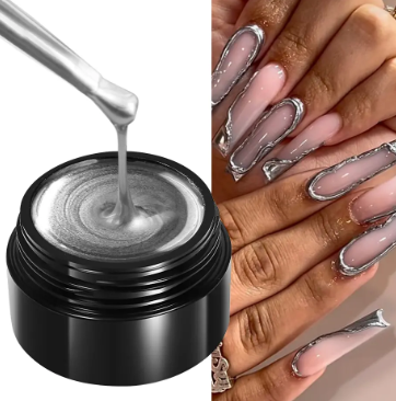 3PCS Metallic Painting Gel Chrome Gold Silver Rose Gold Mirror Effect Gel Nail Polish Super Bright Drawing Line Nail Art Varnish
﻿