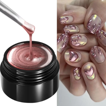 3PCS Metallic Painting Gel Chrome Gold Silver Rose Gold Mirror Effect Gel Nail Polish Super Bright Drawing Line Nail Art Varnish
﻿