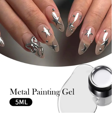 3PCS Metallic Painting Gel Chrome Gold Silver Rose Gold Mirror Effect Gel Nail Polish Super Bright Drawing Line Nail Art Varnish
﻿