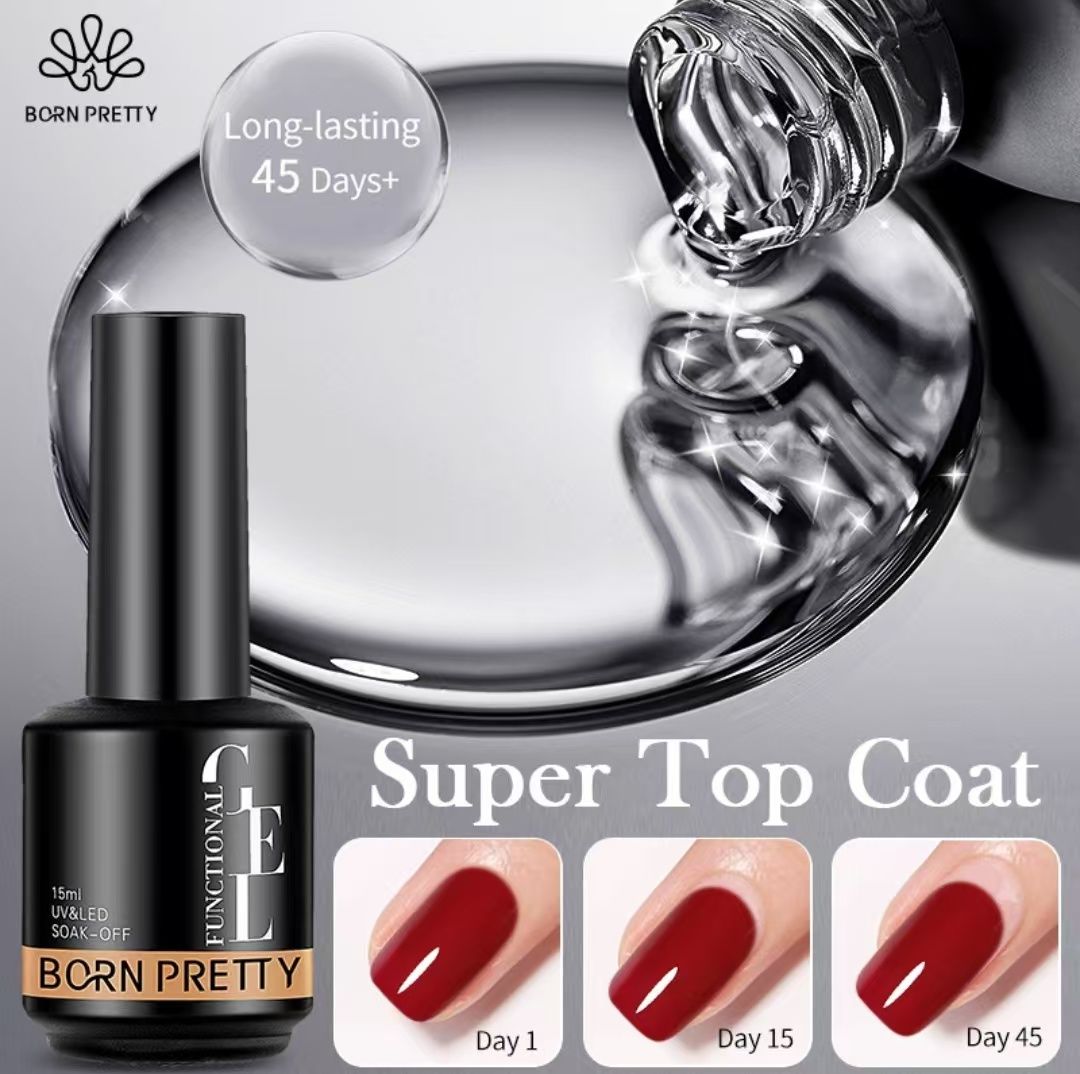 1PC Nail Enhancement Functional Glue Set, Primer, Sanding Sealant, Nail Polish Base Glue, Semi Permanent Varnish, Immersion Self Leveling UV LED Gel Nail Polish