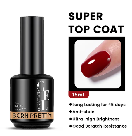 1PC Nail Enhancement Functional Glue Set, Primer, Sanding Sealant, Nail Polish Base Glue, Semi Permanent Varnish, Immersion Self Leveling UV LED Gel Nail Polish