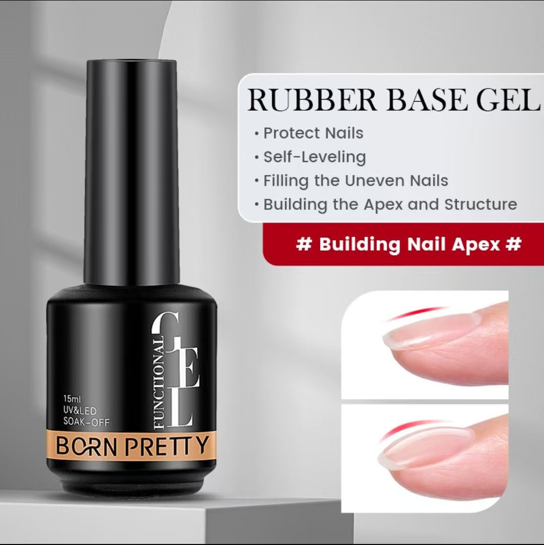 1PC Nail Enhancement Functional Glue Set, Primer, Sanding Sealant, Nail Polish Base Glue, Semi Permanent Varnish, Immersion Self Leveling UV LED Gel Nail Polish