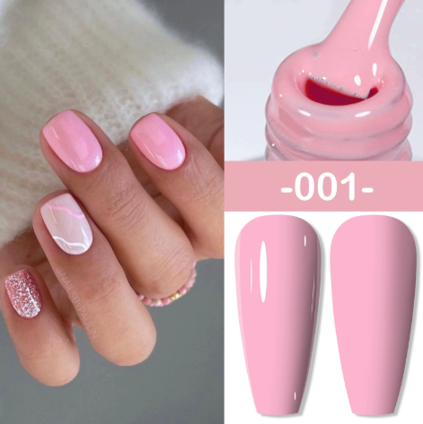 3PCS Color Cream Candy Macaron Gel Nail Polish Glue Set Nail Polish New Nail Polish Glue