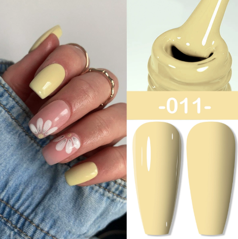 3PCS Color Cream Candy Macaron Gel Nail Polish Glue Set Nail Polish New Nail Polish Glue