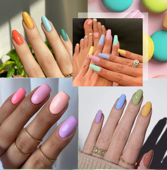 3PCS Color Cream Candy Macaron Gel Nail Polish Glue Set Nail Polish New Nail Polish Glue