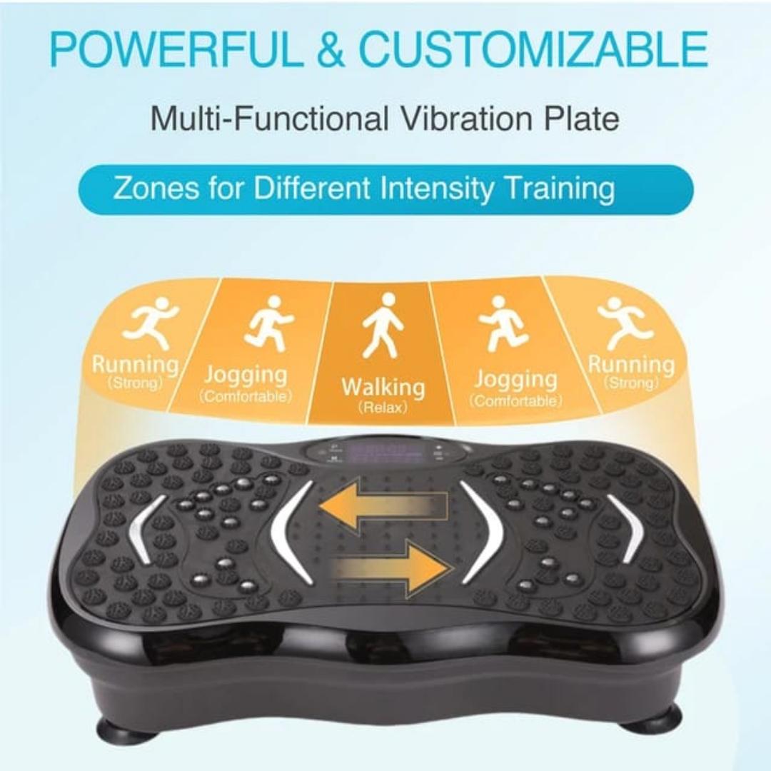 New Design Fitness Body Relax Fitness Machine Ultrathin Mini Vibration Plate Vibration Platform For Body Slimmer Full Body Work Vibrator