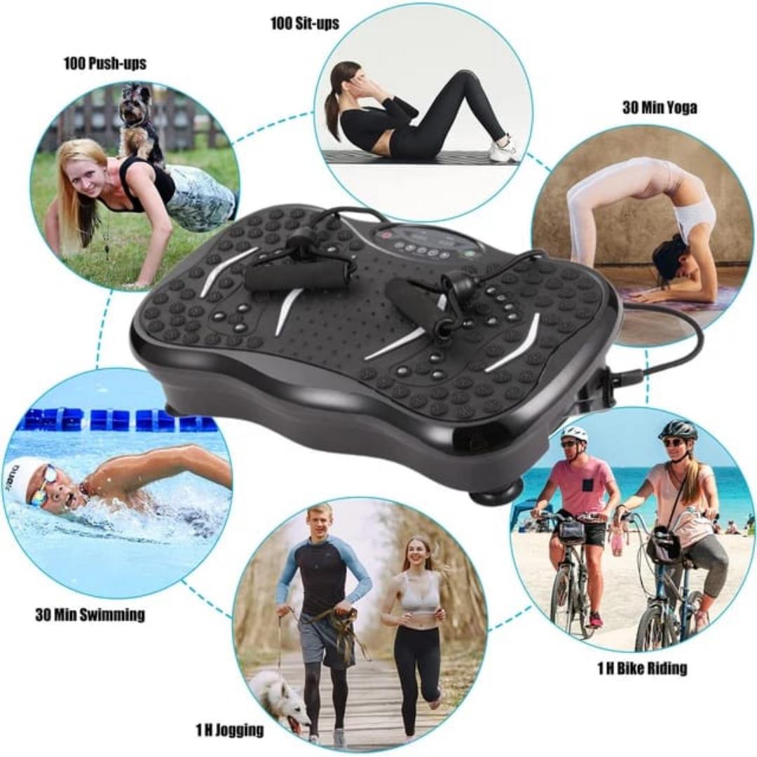New Design Fitness Body Relax Fitness Machine Ultrathin Mini Vibration Plate Vibration Platform For Body Slimmer Full Body Work Vibrator
