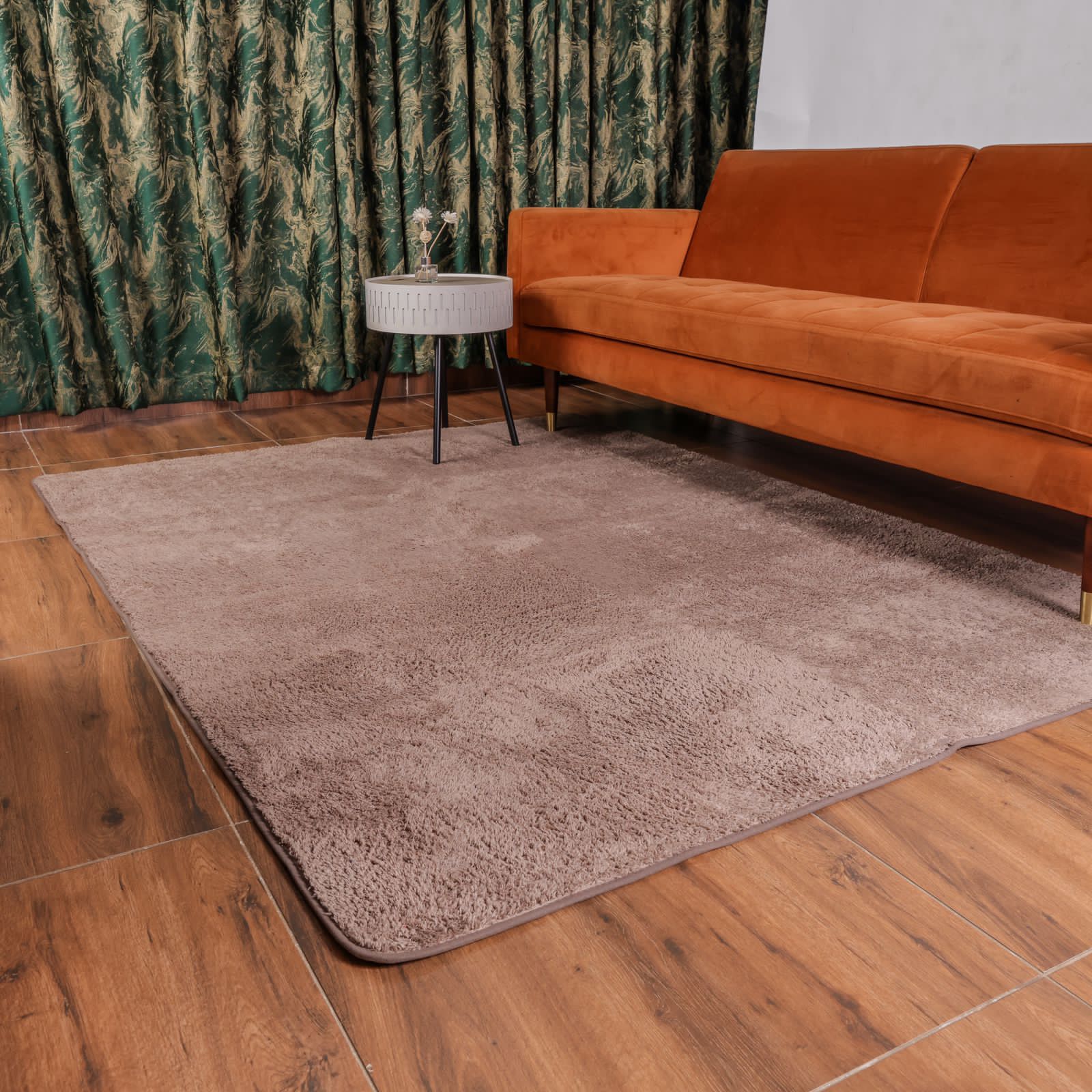 Non Slip Absorbent Soft luxurious carpet for sitting room size 5*8