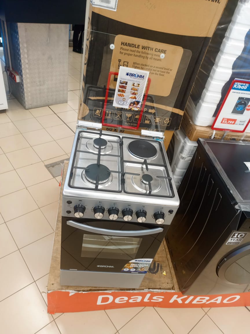 CLEARANCE OFFER 50*60 Bruhm  3+1 standing cooker