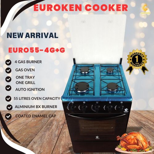 CLEARANCE OFFER Euroken Full Standing Cooker With Gas Oven Cooker