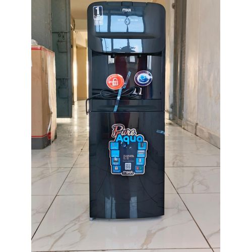 CLEARANCE OFFER Mika Hot And Cold Water Dispenser 2 Taps Push Button Child Lock With Cup Cabinet -