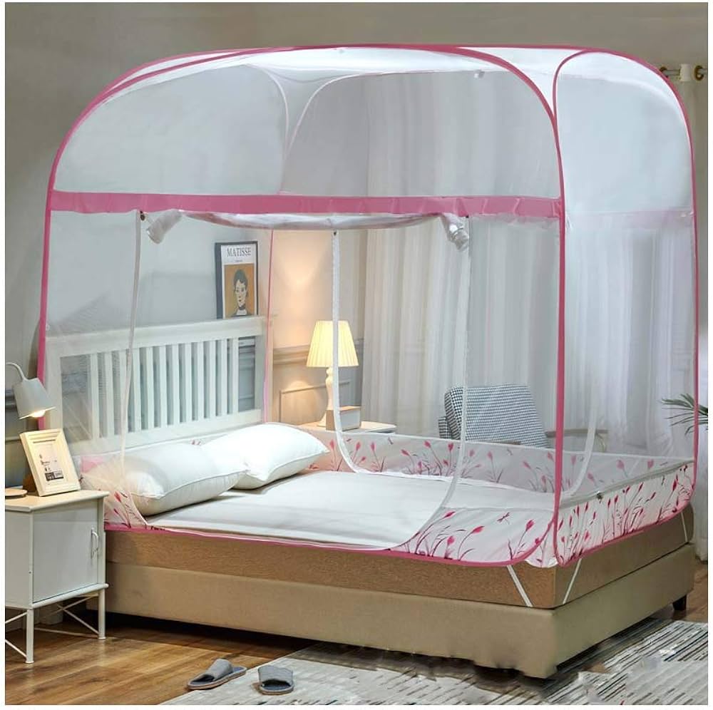 CLEARANCE OFFER Mosquito Net Tent Foldable Zipper Door Canopy