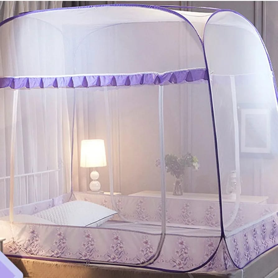 CLEARANCE OFFER Mosquito Net Tent Foldable Zipper Door Canopy