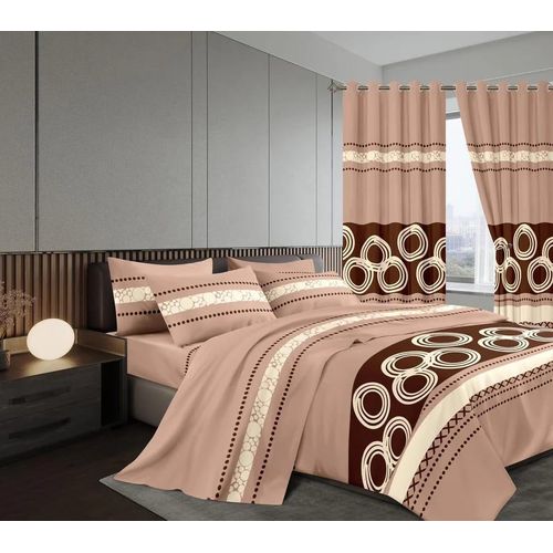 CLEARANCE OFFER 7 Pc Curtain Duvets, 7 Piece Duvet With Curtain Bedding Set