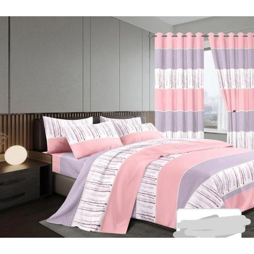 CLEARANCE OFFER 7 Pc Curtain Duvets, 7 Piece Duvet With Curtain Bedding Set