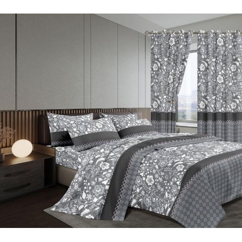 CLEARANCE OFFER 7 Pc Curtain Duvets, 7 Piece Duvet With Curtain Bedding Set