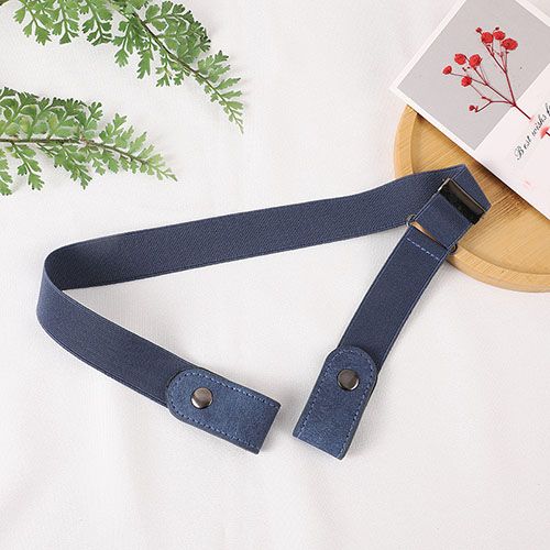 Buckle-Free Belt Adjustable Stretch Elastic Waist Band Invisible Belts Women Men Jean Pants Dress No Buckle Easy To Wear