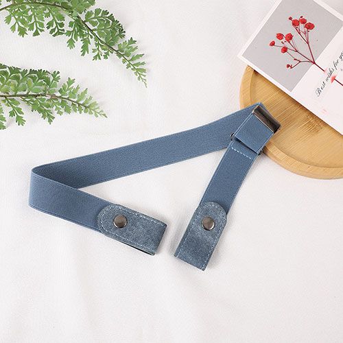 Buckle-Free Belt Adjustable Stretch Elastic Waist Band Invisible Belts Women Men Jean Pants Dress No Buckle Easy To Wear