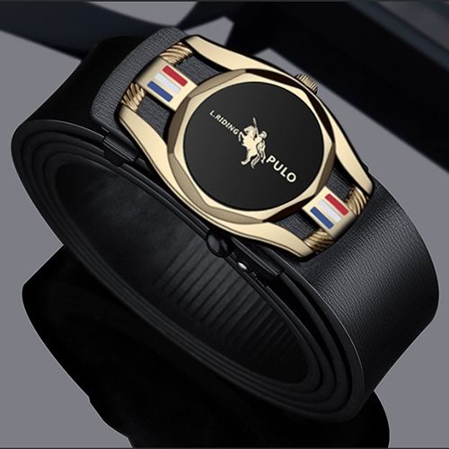 2024 Men's Belt Business Leather Belt Alloy Automatic Buckle Youth Personality Belt Brand Luxury Design Waist Belts Male Strap Belts Fashion Accessories