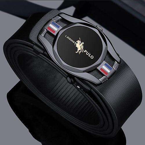 2024 Men's Belt Business Leather Belt Alloy Automatic Buckle Youth Personality Belt Brand Luxury Design Waist Belts Male Strap Belts Fashion Accessories