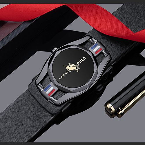 2024 Men's Belt Business Leather Belt Alloy Automatic Buckle Youth Personality Belt Brand Luxury Design Waist Belts Male Strap Belts Fashion Accessories