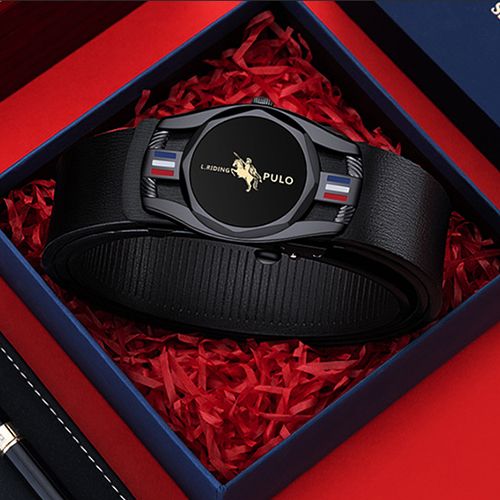 2024 Men's Belt Business Leather Belt Alloy Automatic Buckle Youth Personality Belt Brand Luxury Design Waist Belts Male Strap Belts Fashion Accessories