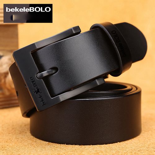Genuine Leather Men's Belt Fashion Alloy Belts Buckle Luxury Brand Jeans Belts for Men Business Belt Female Belt