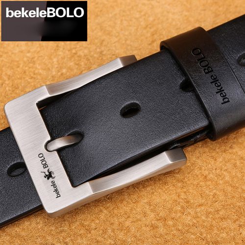 Genuine Leather Men's Belt Fashion Alloy Belts Buckle Luxury Brand Jeans Belts for Men Business Belt Female Belt