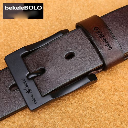 Genuine Leather Men's Belt Fashion Alloy Belts Buckle Luxury Brand Jeans Belts for Men Business Belt Female Belt