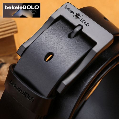 Genuine Leather Men's Belt Fashion Alloy Belts Buckle Luxury Brand Jeans Belts for Men Business Belt Female Belt