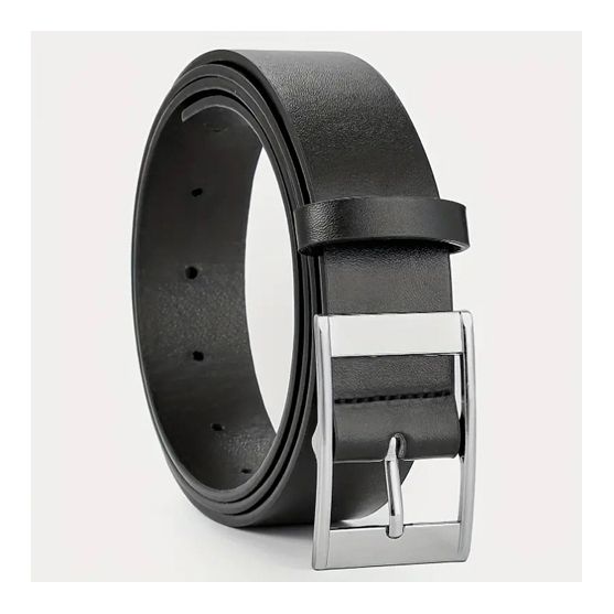 New Luxury Belt for Men PU Leather Belt Metal Pin Buckle High Quality Famous Brand Designer Waist Strap Belts for Jeans Men Belt