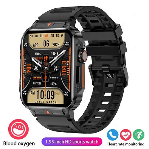 2024 New Arrivals Smartwatch 1.95 Inch Full Screen Health Monitoring Watches IP68 Waterproof Sport Fitness Tracker Bluetooth Call Smart Watch For Men Women