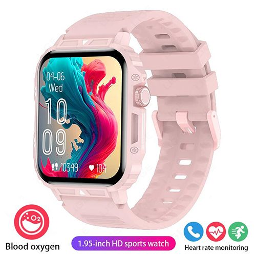 2024 New Arrivals Smartwatch 1.95 Inch Full Screen Health Monitoring Watches IP68 Waterproof Sport Fitness Tracker Bluetooth Call Smart Watch For Men Women