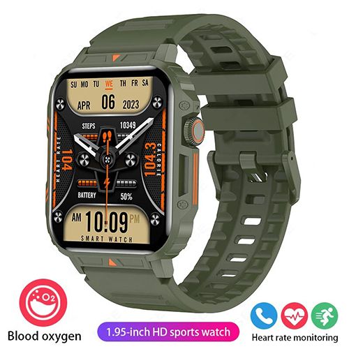 2024 New Arrivals Smartwatch 1.95 Inch Full Screen Health Monitoring Watches IP68 Waterproof Sport Fitness Tracker Bluetooth Call Smart Watch For Men Women