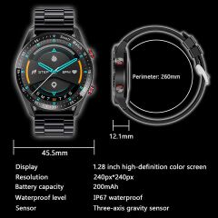 HW20 Smart Watch Bluetooth Call Wristwatch ECG+PPG Fitness Bracelet Heart Rate Blood Pressure Monitor Tracker Sports Smartwatch Men/Women Waterproof Smartwatch
