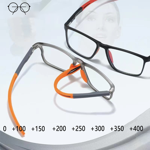 Anti-blue Light Reading Glasses Ultralight TR90 Sport Presbyopia Eyeglasses Women Men Far Sight Optical Eyewear Diopters