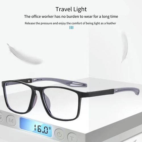 Anti-blue Light Reading Glasses Ultralight TR90 Sport Presbyopia Eyeglasses Women Men Far Sight Optical Eyewear Diopters