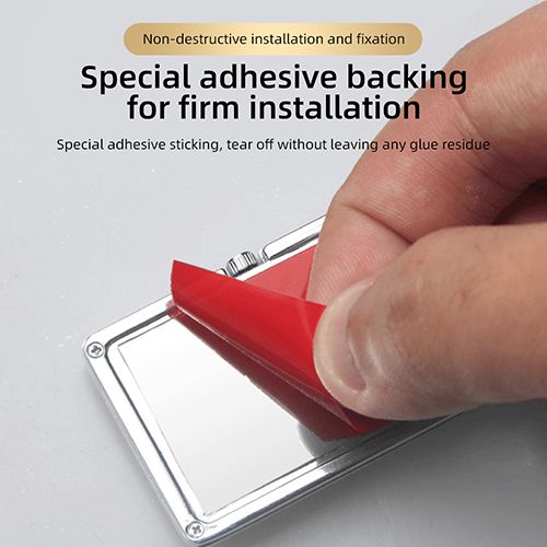 Auto Fashion Square Watch Car Clock Interior Decoration Self-adhesive Electronic Vent Clip Watch Automobile Quartz Clock Car clock luminous mini car interior digital watch quartz clock car accessories