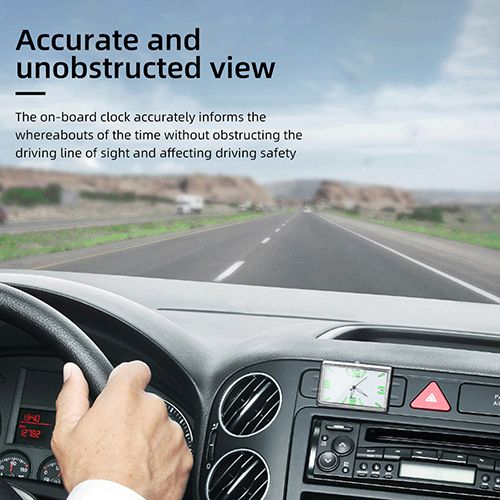Auto Fashion Square Watch Car Clock Interior Decoration Self-adhesive Electronic Vent Clip Watch Automobile Quartz Clock Car clock luminous mini car interior digital watch quartz clock car accessories