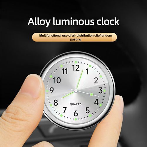 Mini Luminous Car Clock Waterproof Electronic Clock Quartz Watch Bicycle Motorcycle Watch Auto Dashboard Clock In Car 40MM