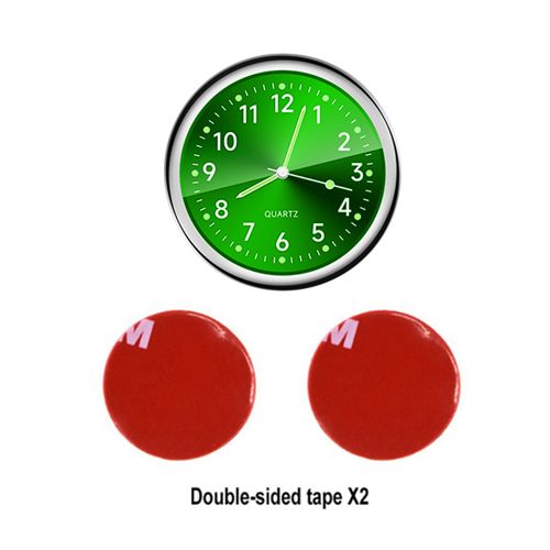 Mini Luminous Car Clock Waterproof Electronic Clock Quartz Watch Bicycle Motorcycle Watch Auto Dashboard Clock In Car 40MM
