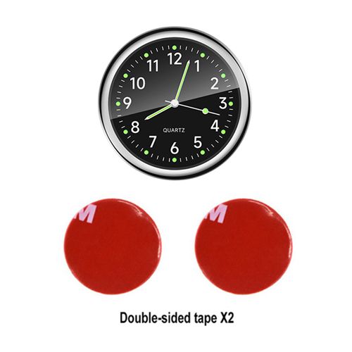 Mini Luminous Car Clock Waterproof Electronic Clock Quartz Watch Bicycle Motorcycle Watch Auto Dashboard Clock In Car 40MM