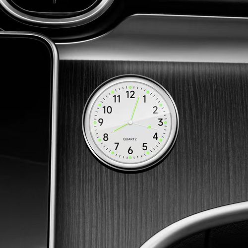 Mini Luminous Car Clock Waterproof Electronic Clock Quartz Watch Bicycle Motorcycle Watch Auto Dashboard Clock In Car 40MM