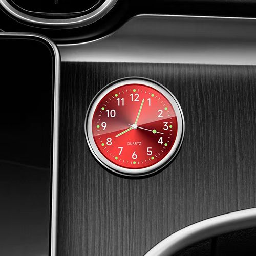 Mini Luminous Car Clock Waterproof Electronic Clock Quartz Watch Bicycle Motorcycle Watch Auto Dashboard Clock In Car 40MM