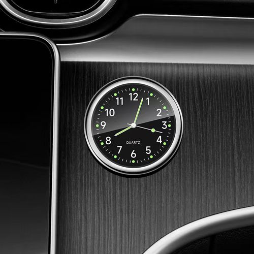 Mini Luminous Car Clock Waterproof Electronic Clock Quartz Watch Bicycle Motorcycle Watch Auto Dashboard Clock In Car 40MM